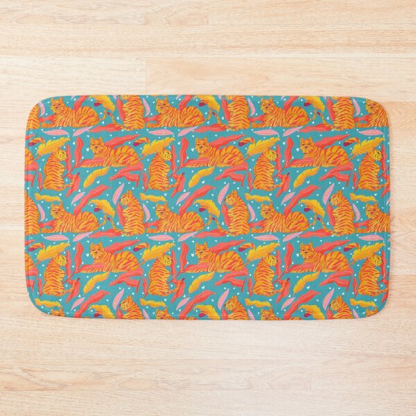 Item preview, Tropical green Jungle Tiger  designed and sold by made by Shreya.