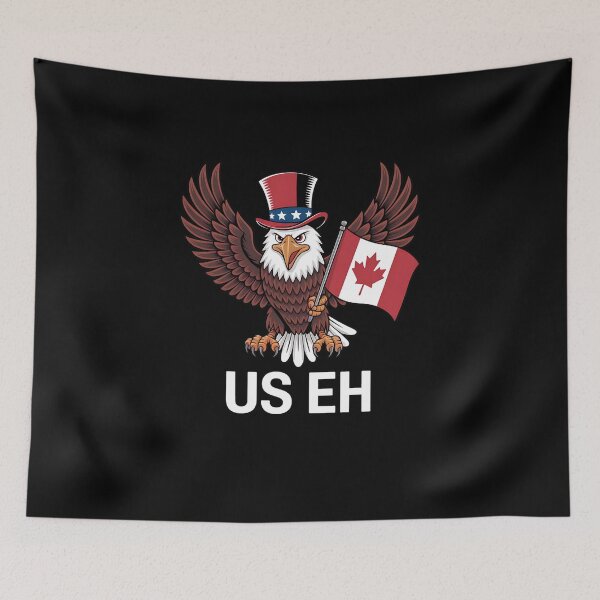 Item preview, USEH Canada Day Maple Canadian Flag EH American US designed and sold by VasilisLamArt.