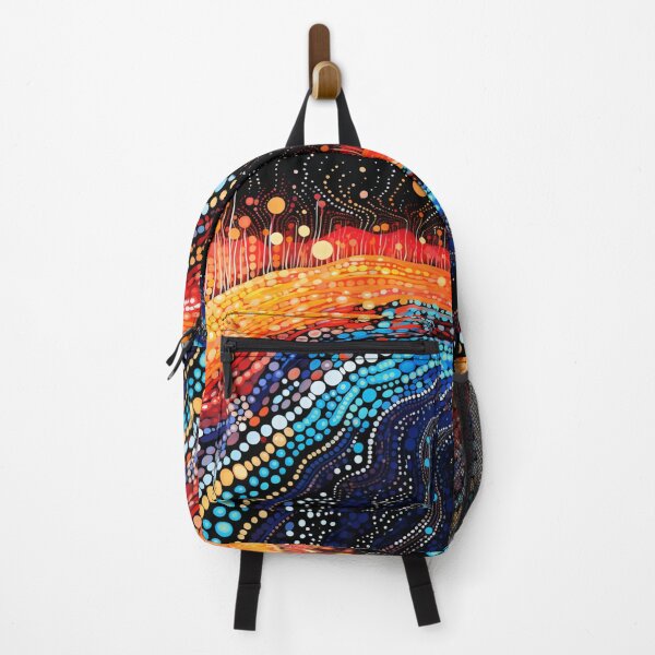 Item preview, Aboriginal Inspired Dot Art - Lava Garden designed and sold by GrinGalore.