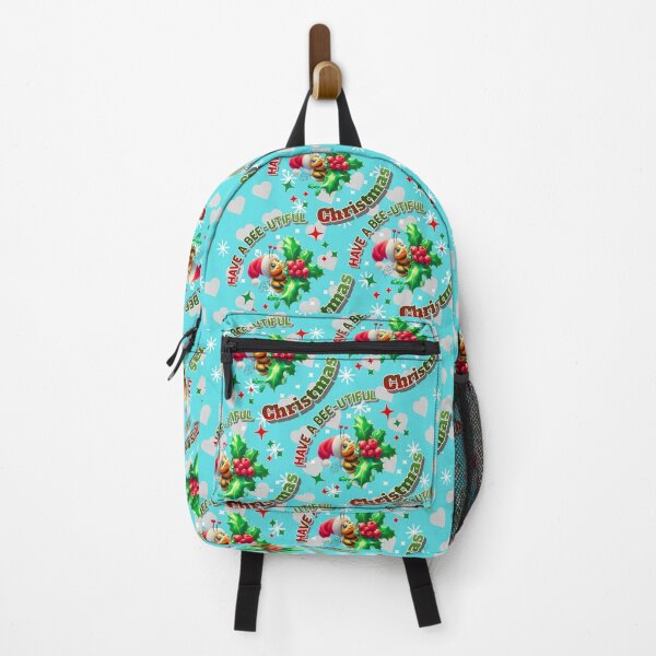 Item preview, Have a Bee-utiful Christmas – Cute Bee Pattern, Festive Holiday Seamless Design designed and sold by HopeAndHustle.