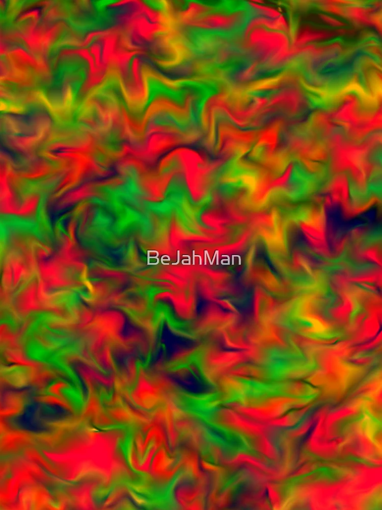 Thumbnail 4 of 4, iPhone Case, Psychedelic Rasta Pattern designed and sold by BeJahMan.