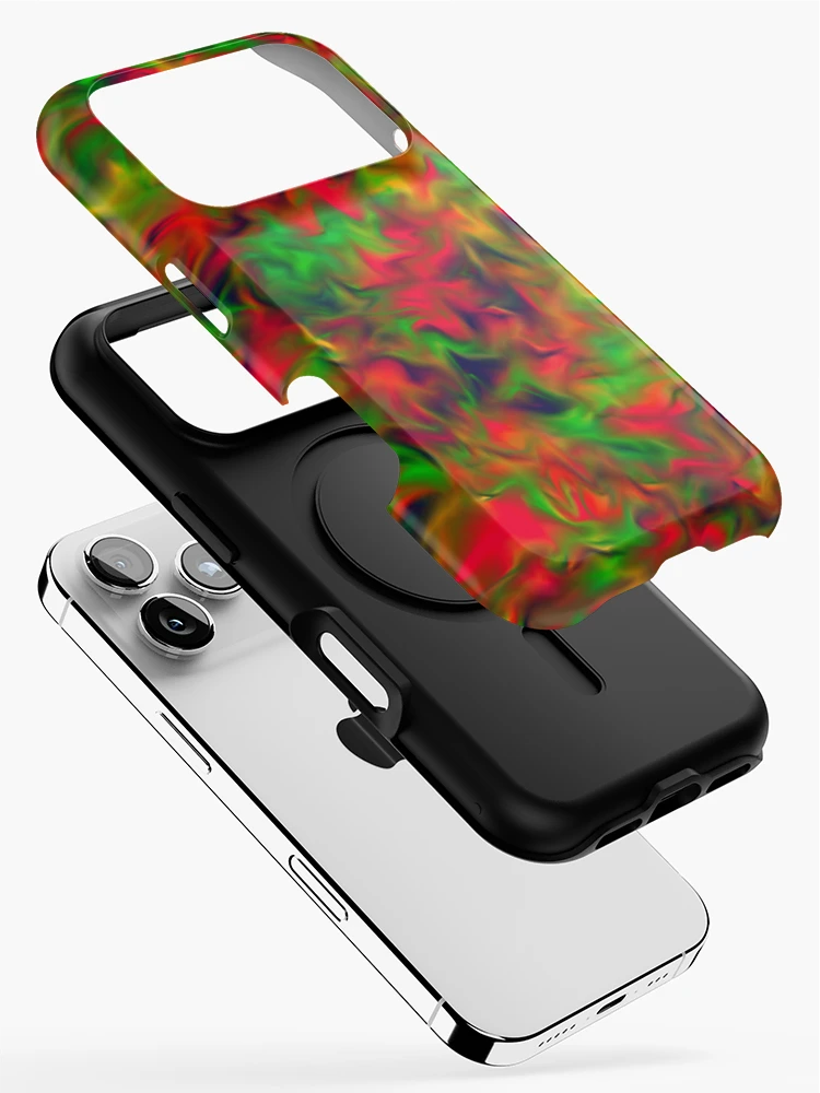 Thumbnail 2 of 4, iPhone Case, Psychedelic Rasta Pattern designed and sold by BeJahMan.