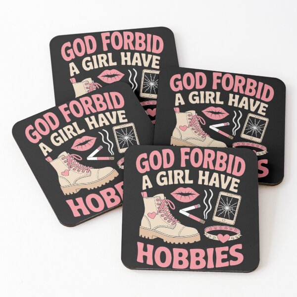 Item preview, God Forbid A Girl Have Hobbies  designed and sold by RuthGAArt.
