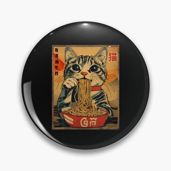 Item preview, Cat Ramen Japanese Funny Graphic Tees Kawaii Cat Anime Gifts designed and sold by EvelineCrooks10.