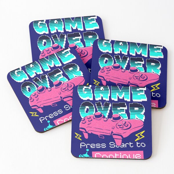 Item preview, Funny Arcade Gaming Nostalgia Pink and Cyan Print designed and sold by GenZFashion000.