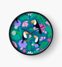 Tropical Toucan Jungle Clock