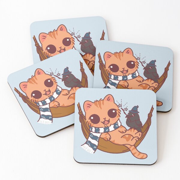 Item preview, Cute Wizard Orange Tabby Cat with Crow designed and sold by BGMeYou.
