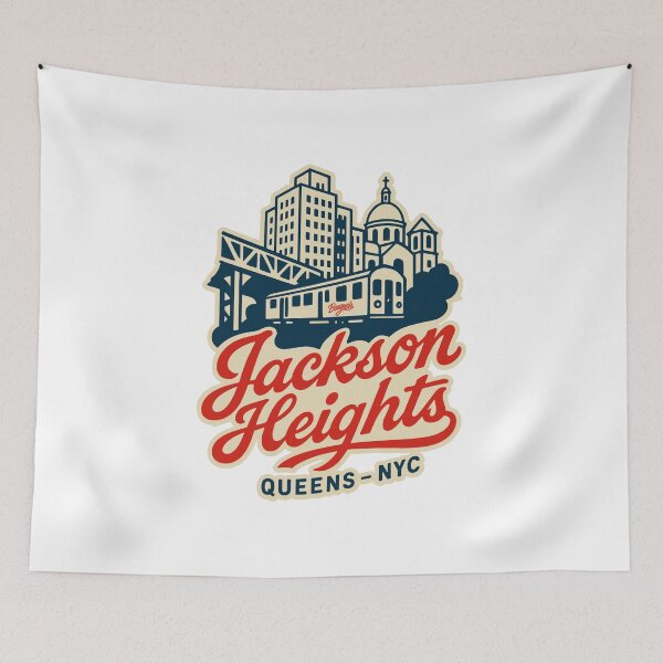 Item preview, Jackson Heights New York Neighborhood Tribute designed and sold by Boogosh.