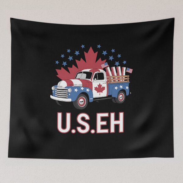 Item preview, Patriotic Truck USEH American Canadian 4th Of July designed and sold by milanforbes.