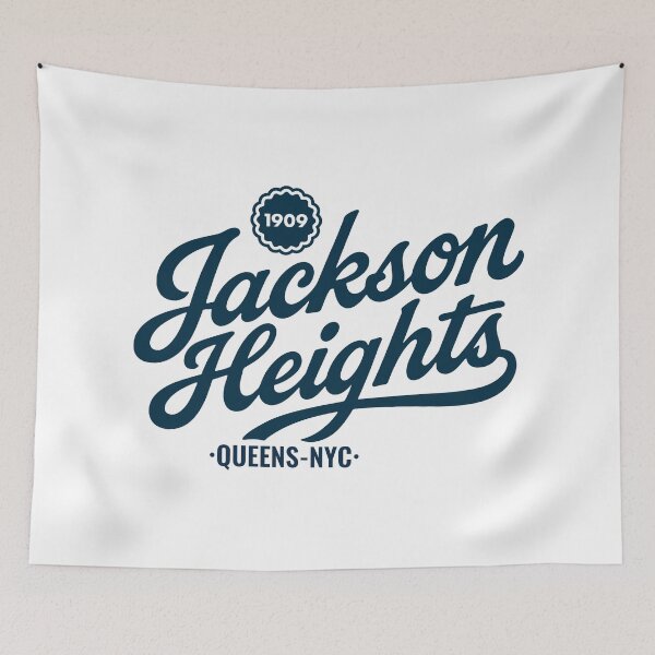Item preview, Jackson Heights New York Script Tribute designed and sold by Boogosh.