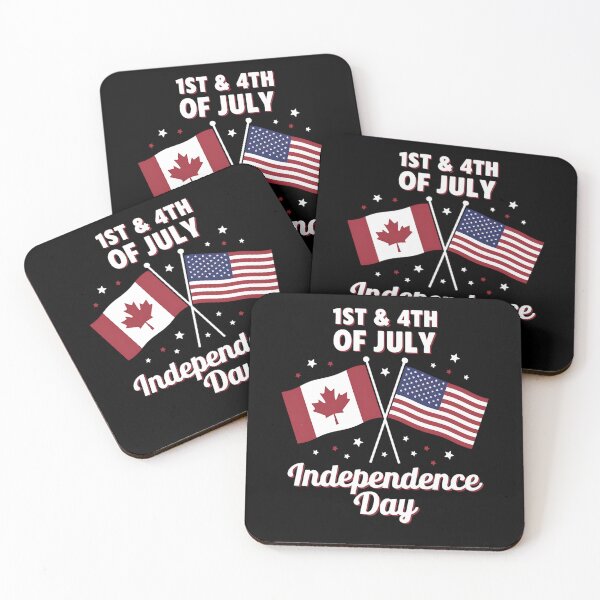 Item preview, HAPPY INDEPENDENCE DAY Canadian American FLAG 4th of July designed and sold by milanforbes.