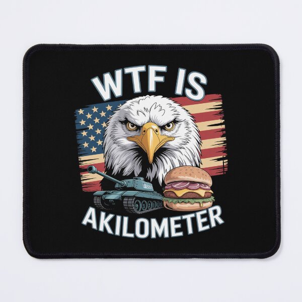 Item preview, WTF Is A Kilometer Meme 4th Of July In Back  designed and sold by RoyTill0Art.