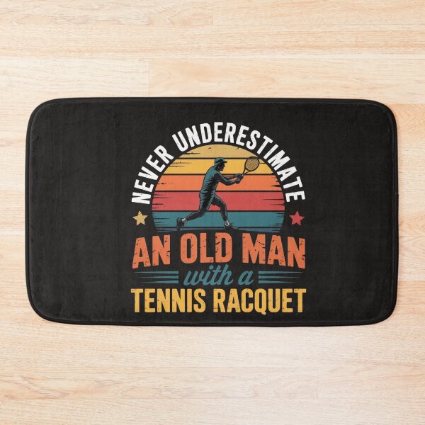 Item preview, Never Underestimate an Old Man With Tennis Sports Lover designed and sold by Clairenity Studio.