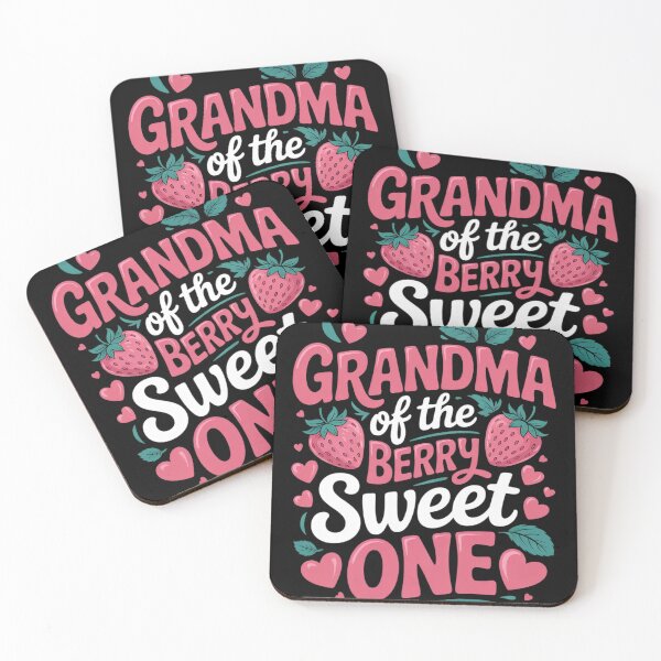 Item preview, Grandma Of The Berry Sweet One Strawberry First Birthday  designed and sold by RuthGAArt.