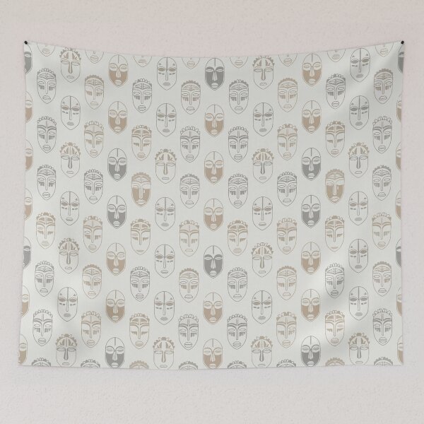 Item preview, African mask pattern  designed and sold by SineCreatives.