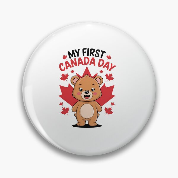 Item preview, Funny My 1st Canada Day Bear With Maple Leaf Canadian Flag designed and sold by TiredPack.