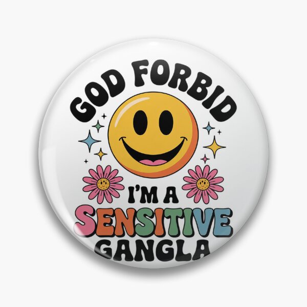 Item preview, Groovy Funny God Forbid I'm A Sensitive Gangsta Cute Cozy  designed and sold by RuthGAArt.