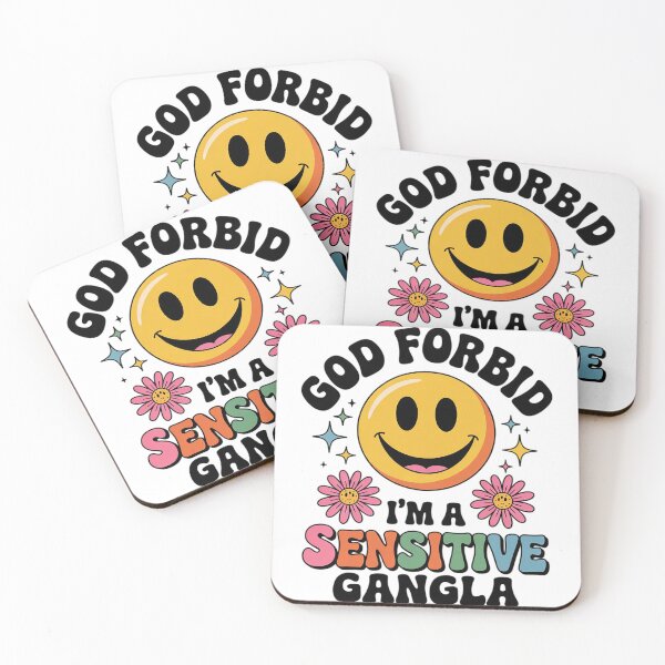 Item preview, Groovy Funny God Forbid I'm A Sensitive Gangsta Cute Cozy  designed and sold by RuthGAArt.