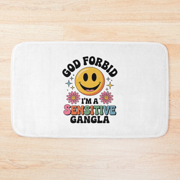 Item preview, Groovy Funny God Forbid I'm A Sensitive Gangsta Cute Cozy  designed and sold by RuthGAArt.