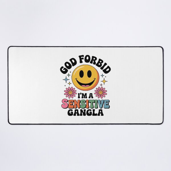 Item preview, Groovy Funny God Forbid I'm A Sensitive Gangsta Cute Cozy designed and sold by RuthGAArt.