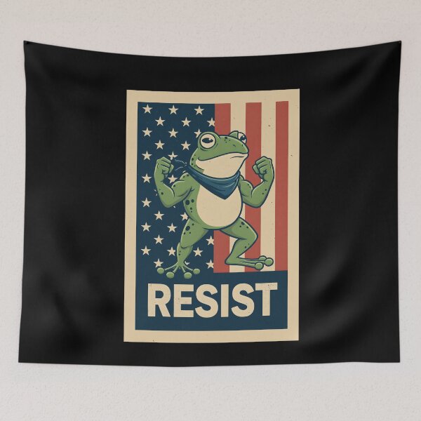 Item preview, Portland Frog Protest Shirt, Anti ICE Shirt, Anti Fascism Shirt, Vintage Activist Shirt, Resistance Tee, ICE Shirt, Political  designed and sold by THREE LITTLE BEANS.