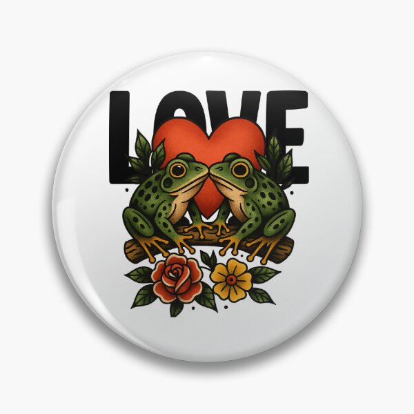 Item preview, Frog couple love designed and sold by Chris-graphics-art.