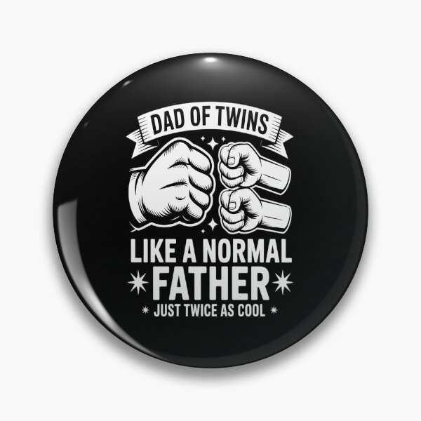 Item preview, Dad of Twins  Father twice as cool Father's Day Twin Dad designed and sold by Rrettgison.