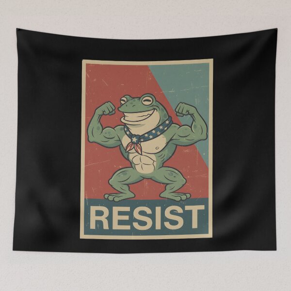 Item preview, Portland Frog Protest Shirt, Anti ICE Shirt, Anti Fascism Shirt, Vintage Activist Shirt, Resistance Tee, ICE Shirt, Political  designed and sold by THREE LITTLE BEANS.