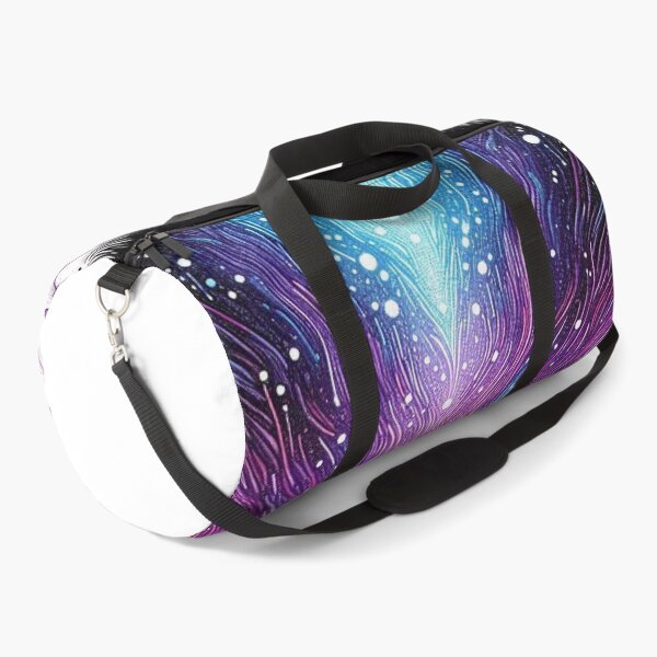 Item preview, Cosmic Galaxy Dog Under Aurora Sky designed and sold by BigBlueArt.