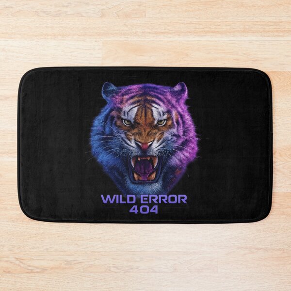 Item preview, Wild Error 404 - Glitch Tiger Head designed and sold by MKreative Studio.