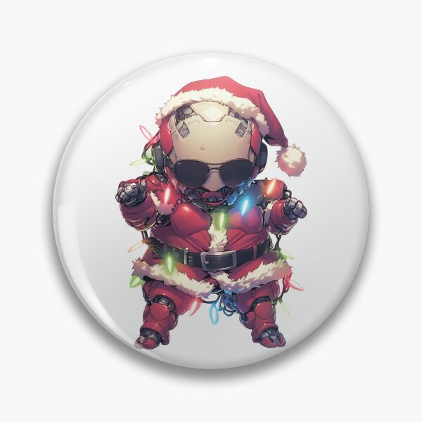 Item preview, Tachikoma Christmas Lights Ghost In The Shell Anime Festive Santa Mech Chibi designed and sold by HumbertoValveno.