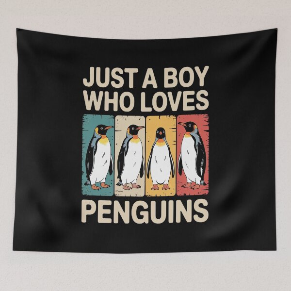 Item preview, Just A Boy Who Loves Penguins Cute Penguin Zoologist Penguin designed and sold by Rrettgison.