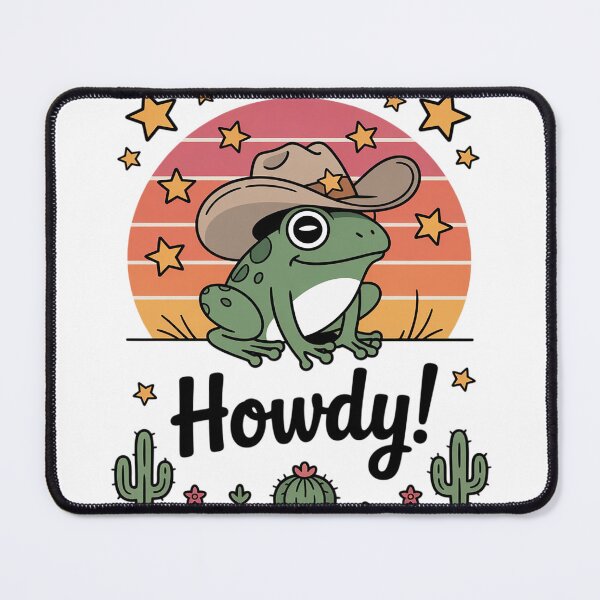 Item preview, Howdy Frog, Meme Frog Funny, Frog Meme designed and sold by RuthGAArt.