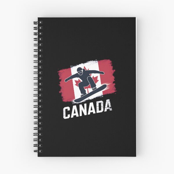 Item preview, Canadian Flag Snowboarding Gift Canada Day Snowboard designed and sold by milanforbes.