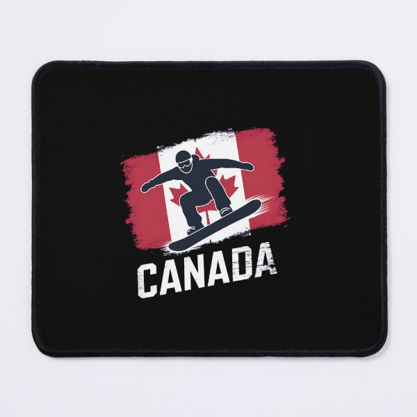 Item preview, Canadian Flag Snowboarding Gift Canada Day Snowboard designed and sold by milanforbes.