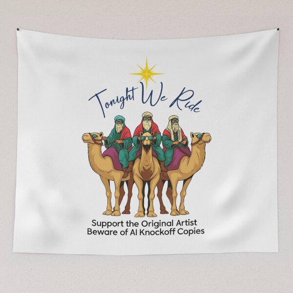 Item preview, Tonight We Ride Christmas designed and sold by mesmary.
