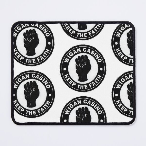 Item preview, Northern Soul Wigan Casino embroidered patch effect designed and sold by fatbanana.