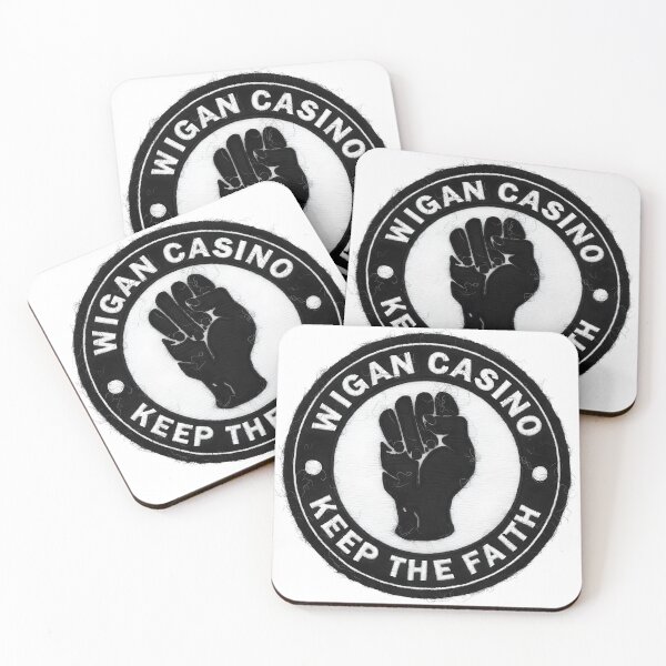 Item preview, Northern Soul Wigan Casino embroidered patch effect designed and sold by fatbanana.
