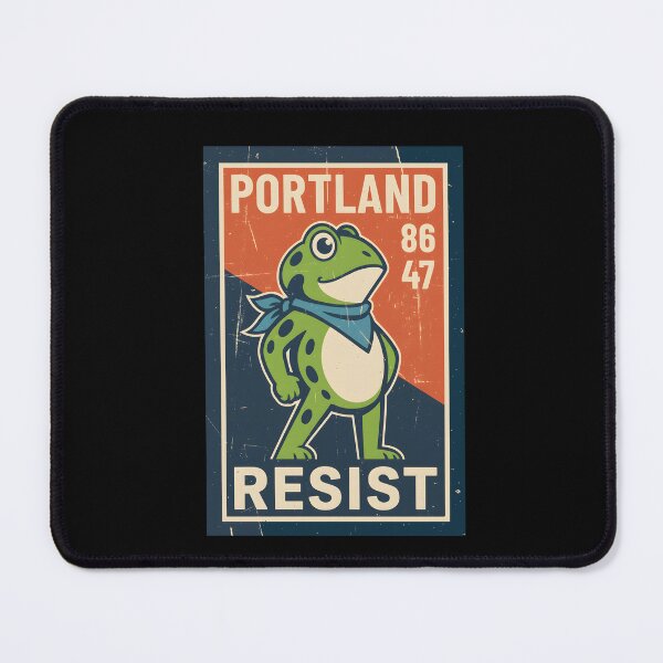 Item preview, Portland Frog Protest Shirt, Anti ICE Shirt, Anti Fascism Shirt, Vintage Activist Shirt, Resistance Tee, ICE Shirt, Political  designed and sold by THREE LITTLE BEANS.