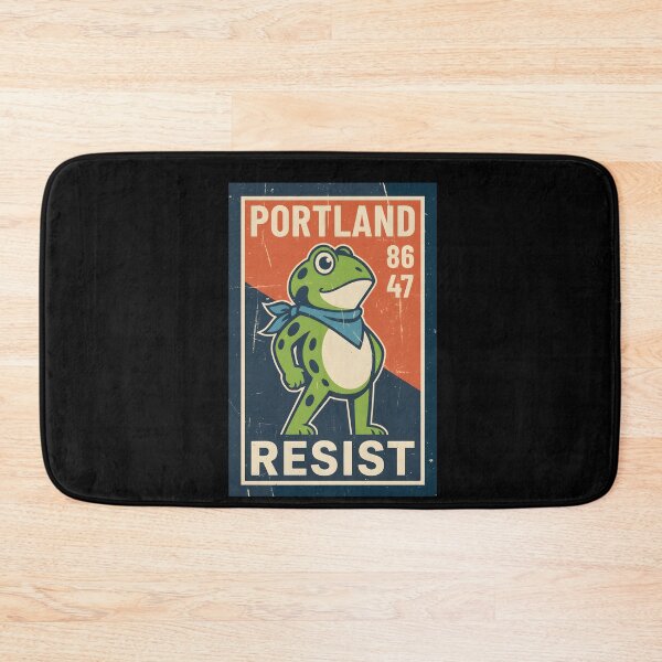 Item preview, Portland Frog Protest Shirt, Anti ICE Shirt, Anti Fascism Shirt, Vintage Activist Shirt, Resistance Tee, ICE Shirt, Political  designed and sold by THREE LITTLE BEANS.