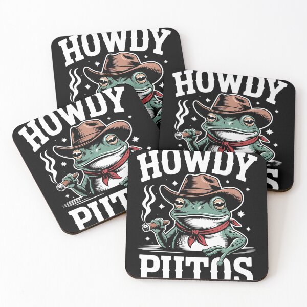 Item preview, Howdy Putos Frog Funny Western Cowboy Humor  designed and sold by RuthGAArt.