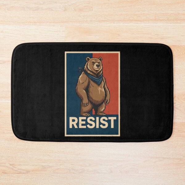 Artikelvorschau, Protestbär-Shirt, Anti-ICE-Shirt, Antifaschismus-Shirt, Vintage-Aktivisten-Shirt, Widerstands-T-Shirt, ICE-Shirt, Politisches entworfen und verkauft von THREE LITTLE BEANS.