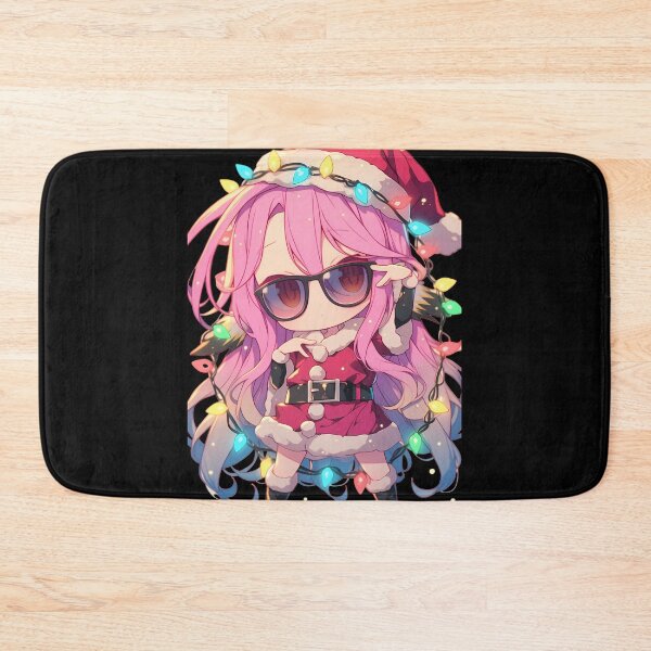 Item preview, Jibril Christmas Lights No Game No Life Anime Girl Santa Chibi Festive Fantasy designed and sold by HumbertoValveno.