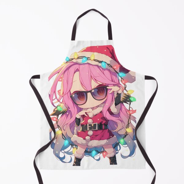 Item preview, Jibril Christmas Lights No Game No Life Anime Girl Santa Chibi Festive Fantasy designed and sold by HumbertoValveno.