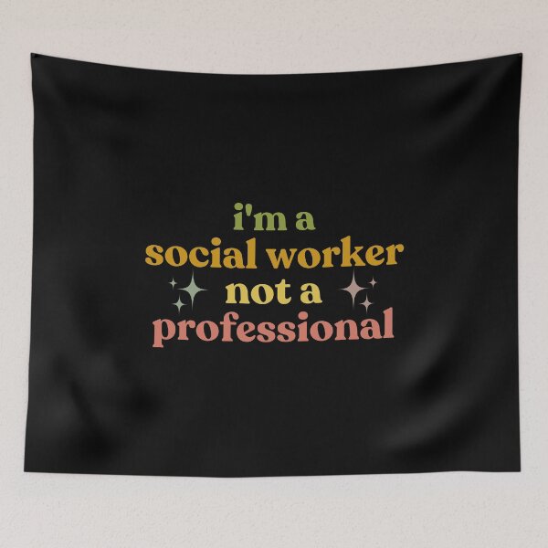 Item preview, Funny Social Worker I'm A Social Worker, Not A Professional Humor designed and sold by faridman.
