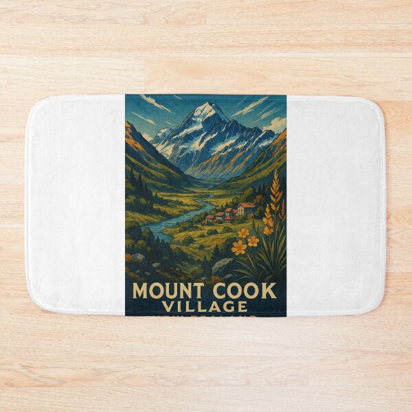 Artikelvorschau, Blick ins Mount Cook Valley, Neuseeland entworfen und verkauft von Aryabek.