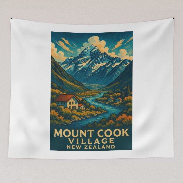 Artikelvorschau, Aoraki Sunrise, Mount Cook Village, Neuseeland entworfen und verkauft von Aryabek.