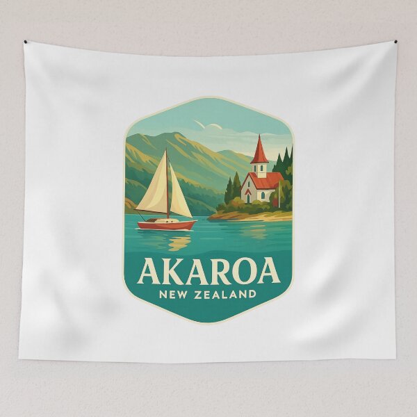 Item preview, Akaroa Sailing Escape, Banks Peninsula, New Zealand designed and sold by Aryabek.