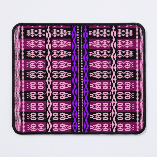 Item preview, Thai ethnic style pattern - Tree line with pink & purple designed and sold by Sukjai@Design.