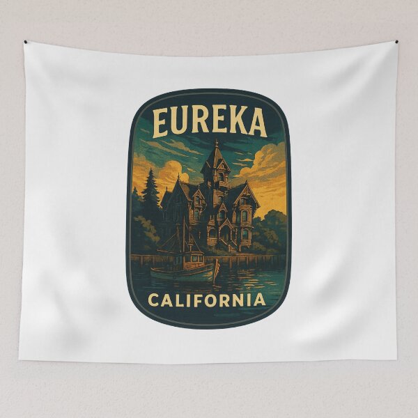 Item preview, Eureka Waterfront Mansion, California designed and sold by Aryabek.
